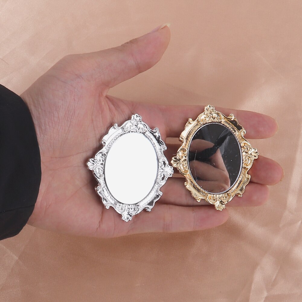 klasyczny złoto drzazga lustro metalowe broszki dla kobiet eleganckie barokowe malowanie broszka przypinki damska biżuteria akcesoria prezenty