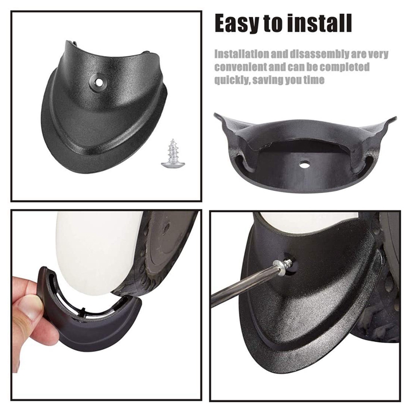 Scooter Spatbord Voor &amp; Achter Fenders Vissenstaart Modder Splash Preventie Spatbord Beugel Voor Xiaomi 1S/M365/pro Scooter