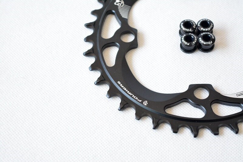 Fouriers mtb kettingblad 96 bcd mtb fiets crank kettingblad tand schijf 36t 38t voor mtb mountainbike racefiets