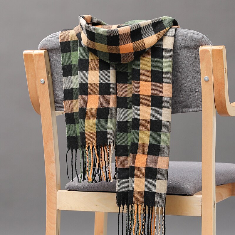 Plaid hiver écharpe femmes Foulard solide foulards décontracté écharpes cachemire Bufandas Hombre: 38