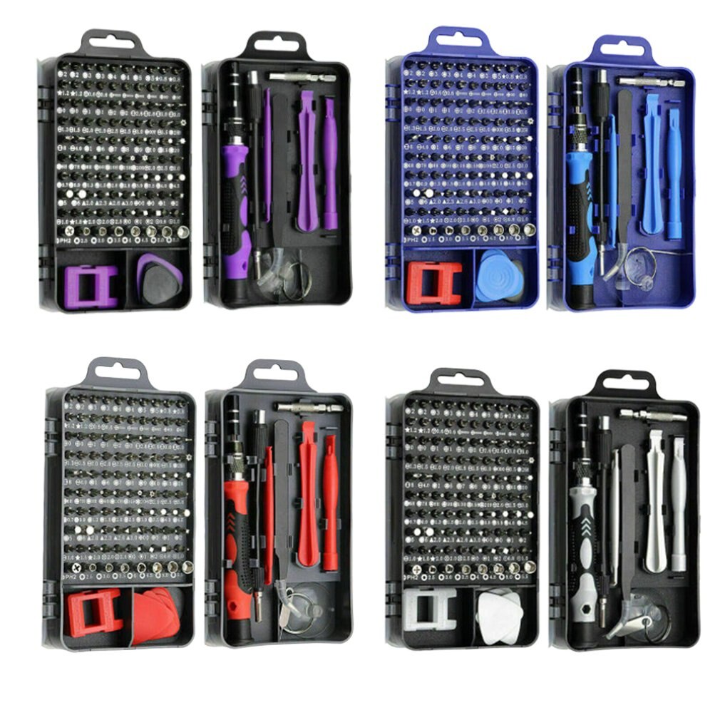 115 in 1 precisionsskruvmejsel mini elektrisk skruvmejsel set för iphone huawei surfplatta ipad hem verktygssats multi skruvmejsel kit