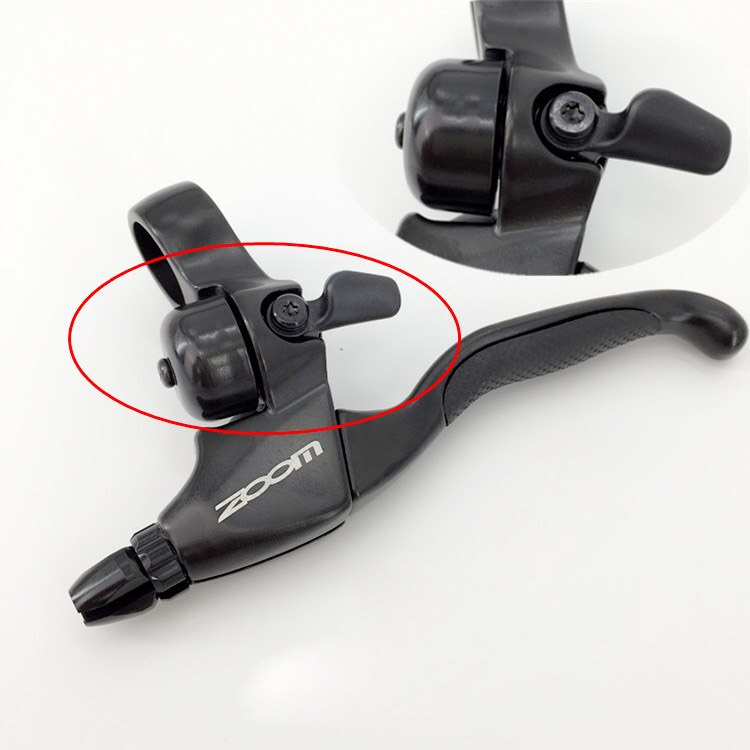 ZOOM MTB V-brake Disc Brakes Aluminum Alloy Disc Brakes Lever with Bell Mountain Bike Bicycle Brake Handle Crank Ring