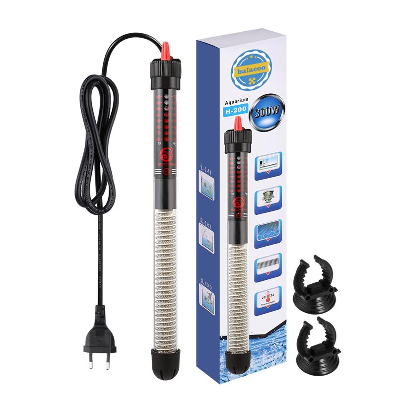 Submersible Aquarium Heater 300W EU Plug 220V Aquarium Heater Fish Tank Heater Aquarium Heating Rod For Fish Tank Pond Aquarium