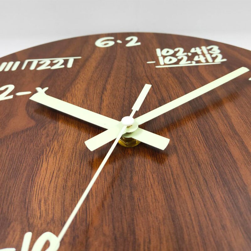 Luminous Wall Clocks Silent Quartz Home Decor Living room Bedroom Digital Number Wall Hanging Clock Glow 12"