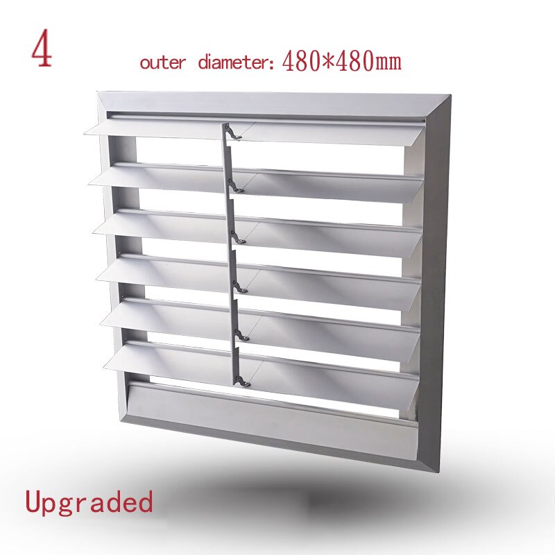 1 pçs persianas da grelha de ar para casa exaustão ventilador ventilação cobre louvered secador ventilação cobre exterior liga alumínio: Upgraded-4-480X480