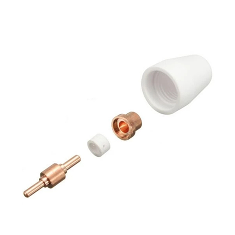 Darmowa wysyłka 50PK PT31 LG40 wycinarka plazmowa materiały eksploatacyjne zestaw elektrody porady dysze akcesoria dopasowanie CT312 skaleczenie40 skaleczenie50 LGK40