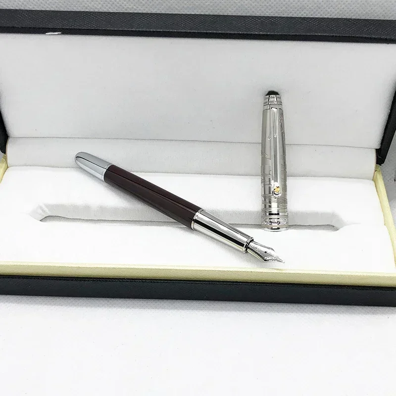 Bolígrafo pequeño Prince de lujo, suministros de oficina de Metal, fuente de Gel para escribir
