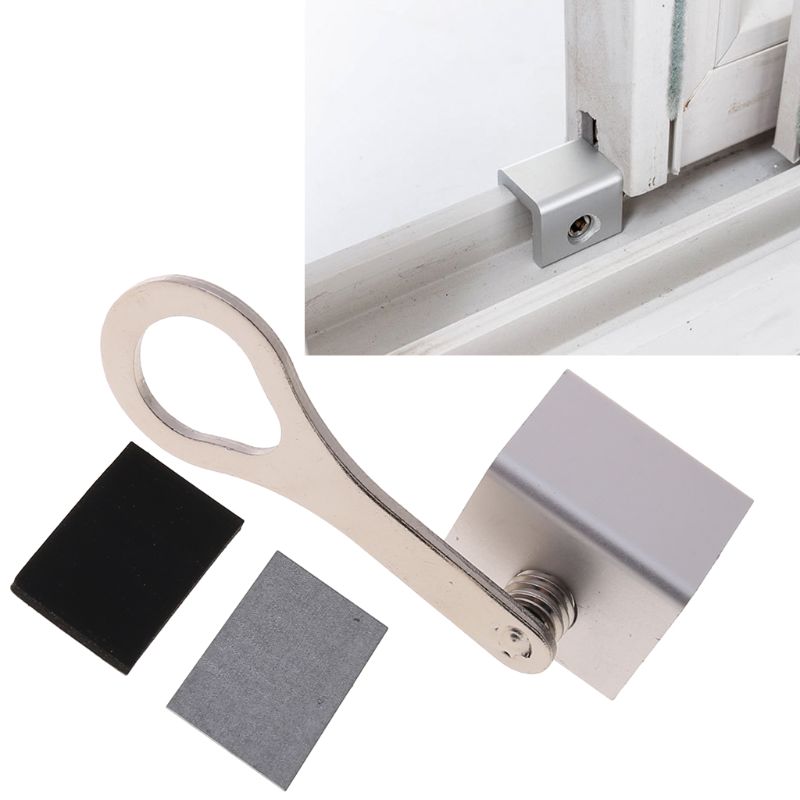 Schuifdeur Raam Sloten Hangslot Stop Aluminiumlegering Deurslot Frame Security Lock Met Sleutels Veiligheid Key Lock