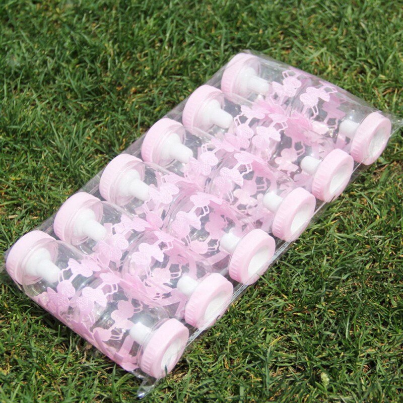 Cx -12 stk baby shower dåb barnedåb fødselsdagsfest levering slik æske børn sutteflaske