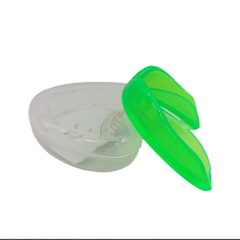 1 Set Mouthguard Mouth Guard Teeth Protect For Boxing Football Basketball Karate Muay Thai Safety Protection: Green M