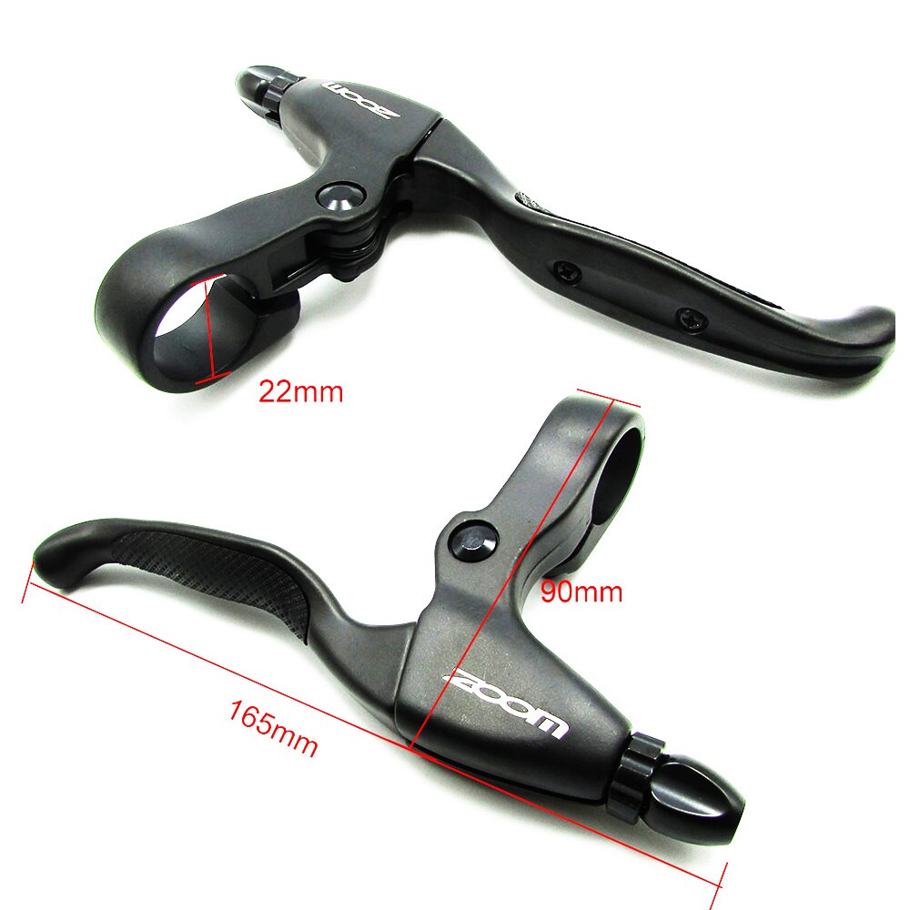 Zoom Rem V-Brake Schijfremmen Hendel Met Bel 22Mm V Brake Aluminium Mountainbike Fiets Rem handvat Crank Ring