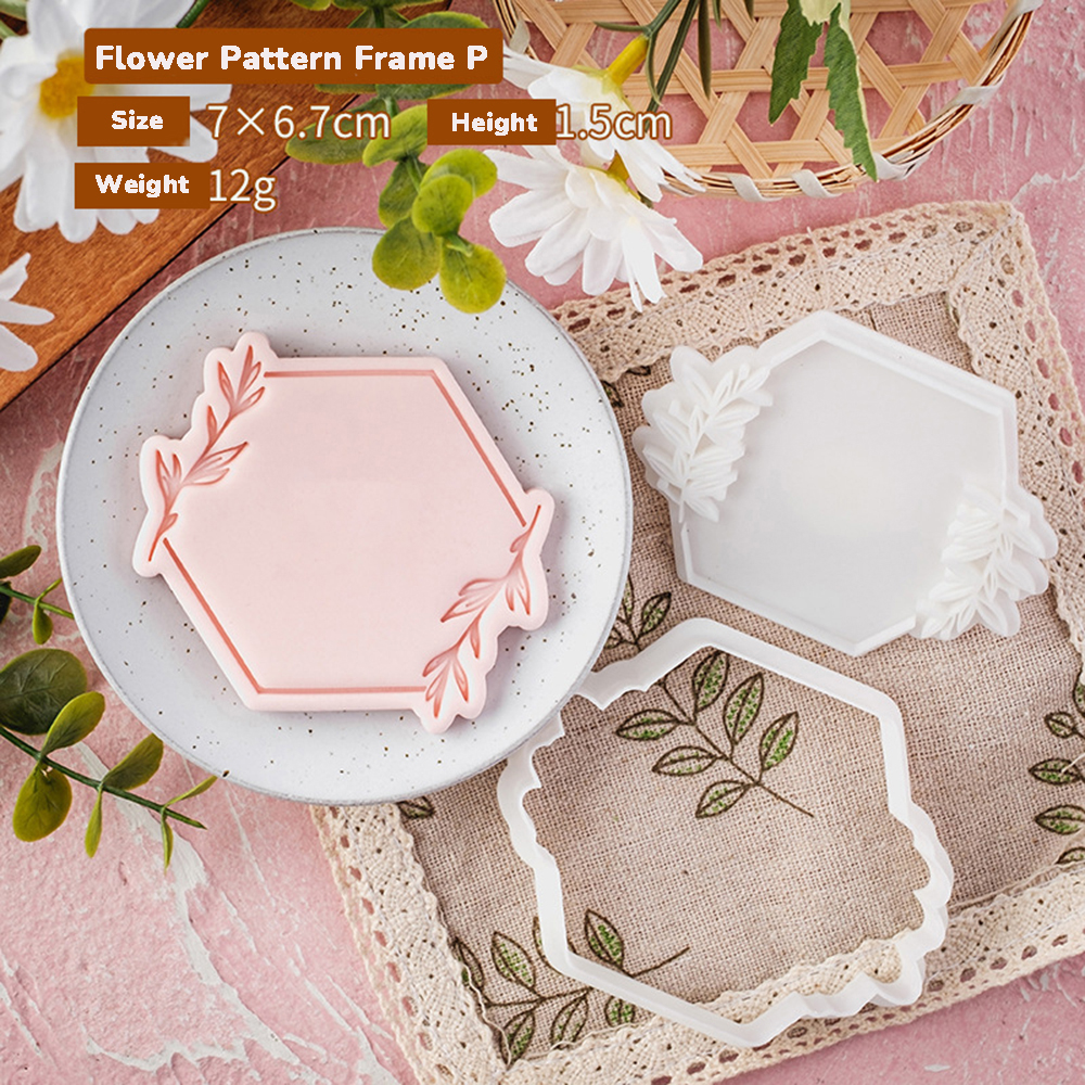 Pattern Blessing Cookie Mold Wedding Birthday Cake Cutting Mold DIY Baking Tool