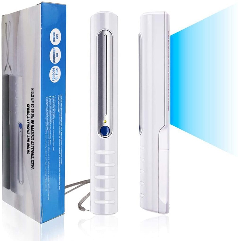 Portable UV Light Sanitizer Wand Ultraviolet Light Sterilizer UV Wand Sterilizer Wand Germicidal Disinfectant Travel Sized