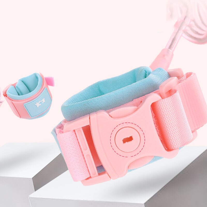 1.5-2.5m børnesikkerhedssele justerbar børnesnor anti-tabt håndledsled træktov baby rollator armbånd axp 073