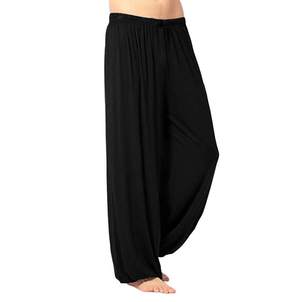 baggy dance Pants Men wide leg pants casual mens trousers solid loose d91121
