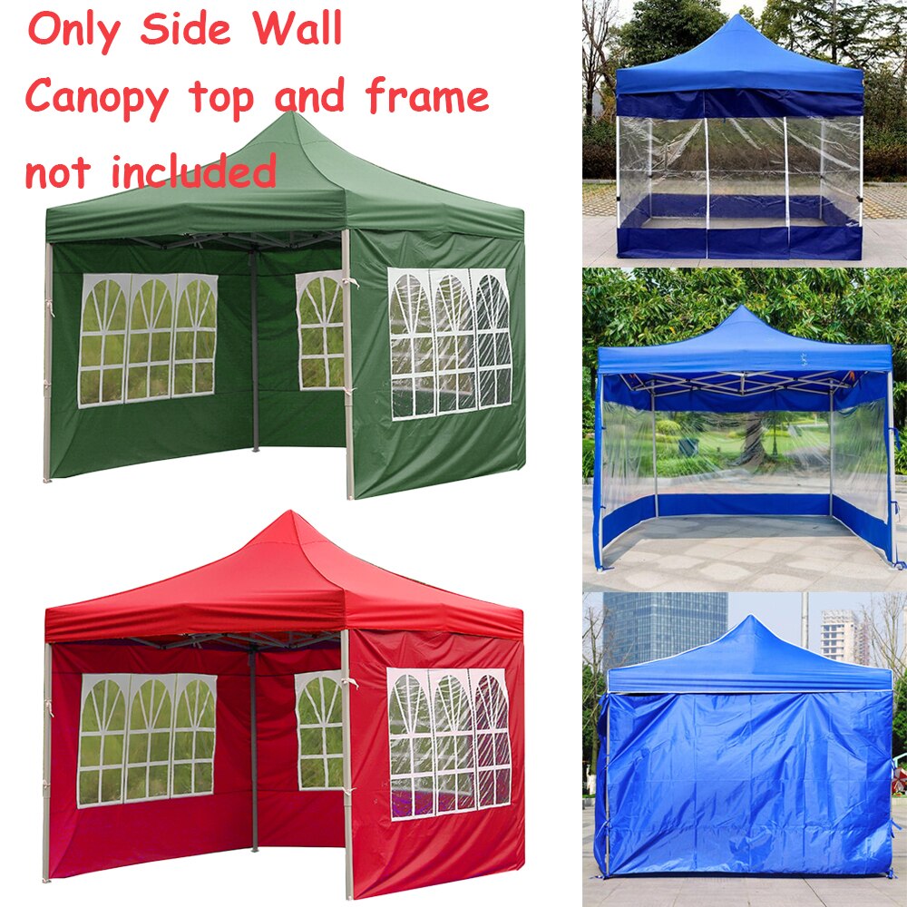 Tente imperméable portative extérieure d'ombre de jardin de mur latéral de remplacement de tente imperméable de tissu d'oxford abri sans dessus d'auvent