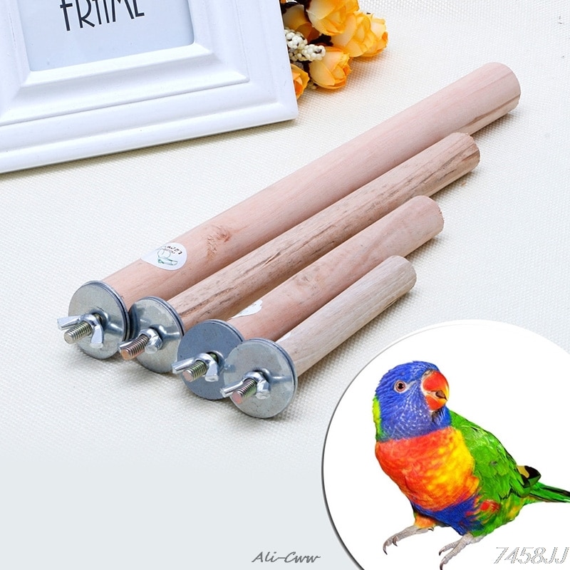 Jouet perroquet en bois brut pour animaux | Branche de perroquet, perchoirs de Hamster pour Cage à oiseaux, nouvelle directe