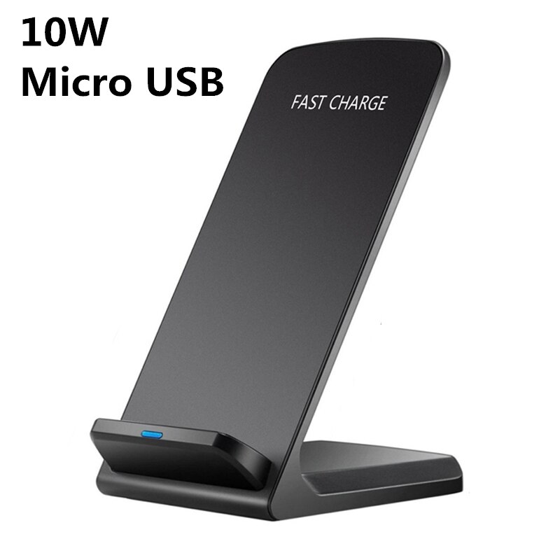 Dcae fast 15w qi draadloze oplader voor 10w 11 pro 8 x xr xs max  qc3.0 snellaadstandaard voor samsung  s20 s10 s9 usb-c: 10w micro-usb