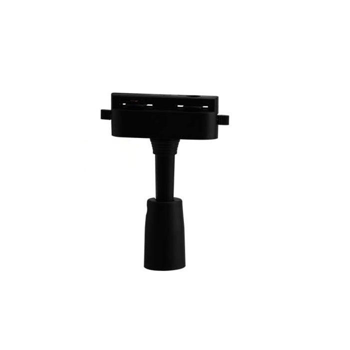 Set van 1/5/10/20 verstelbare  e27 -railspots, zwart-wit, 1- fase , 2 draden, eenvoudige lamp, verwisselbare lampjes,  e26 kunststof rails.: Blauw / Beige