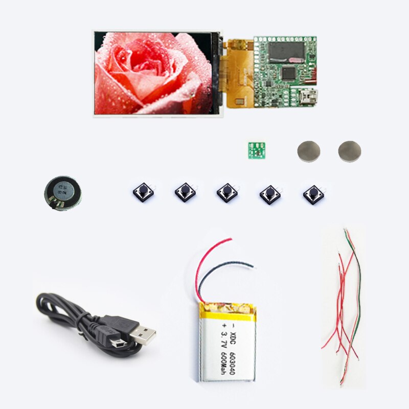 2.8 inch DIY electronic component kits video brochure module for invitation Display LEXINGDZ