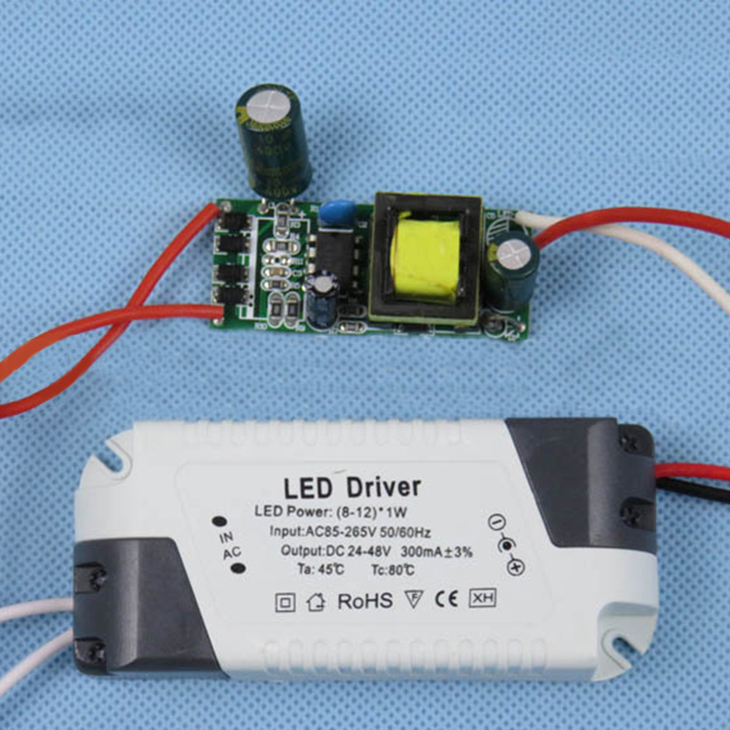 Led Driver 300mA Ac 85-265V Om Dc 12-68V Verlichting Transformator Led Plafondlamp Power supply Adapter 1-3W 4-7W 8-12W 12-18W
