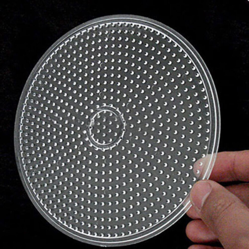 Grand carré hexagone rond grand panneau perforé pour fusible perles enfants jouet