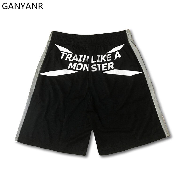 GANYANR Running Shorts Men Gym Crossfit Sport Fitness Training Basketball Sportswear Jogging Workout Soccer Leggings Tennis Run