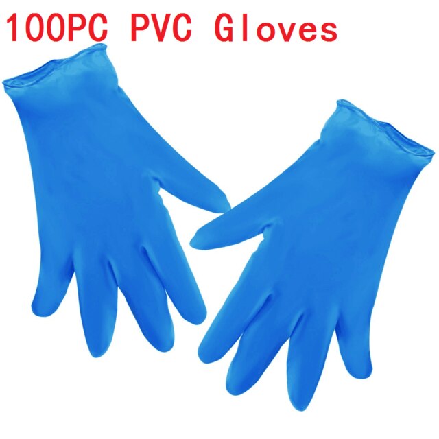 Nitrile Disposable Gloves Waterproof PVC Gloves For Household Kitchen Laboratory Cleaning Support