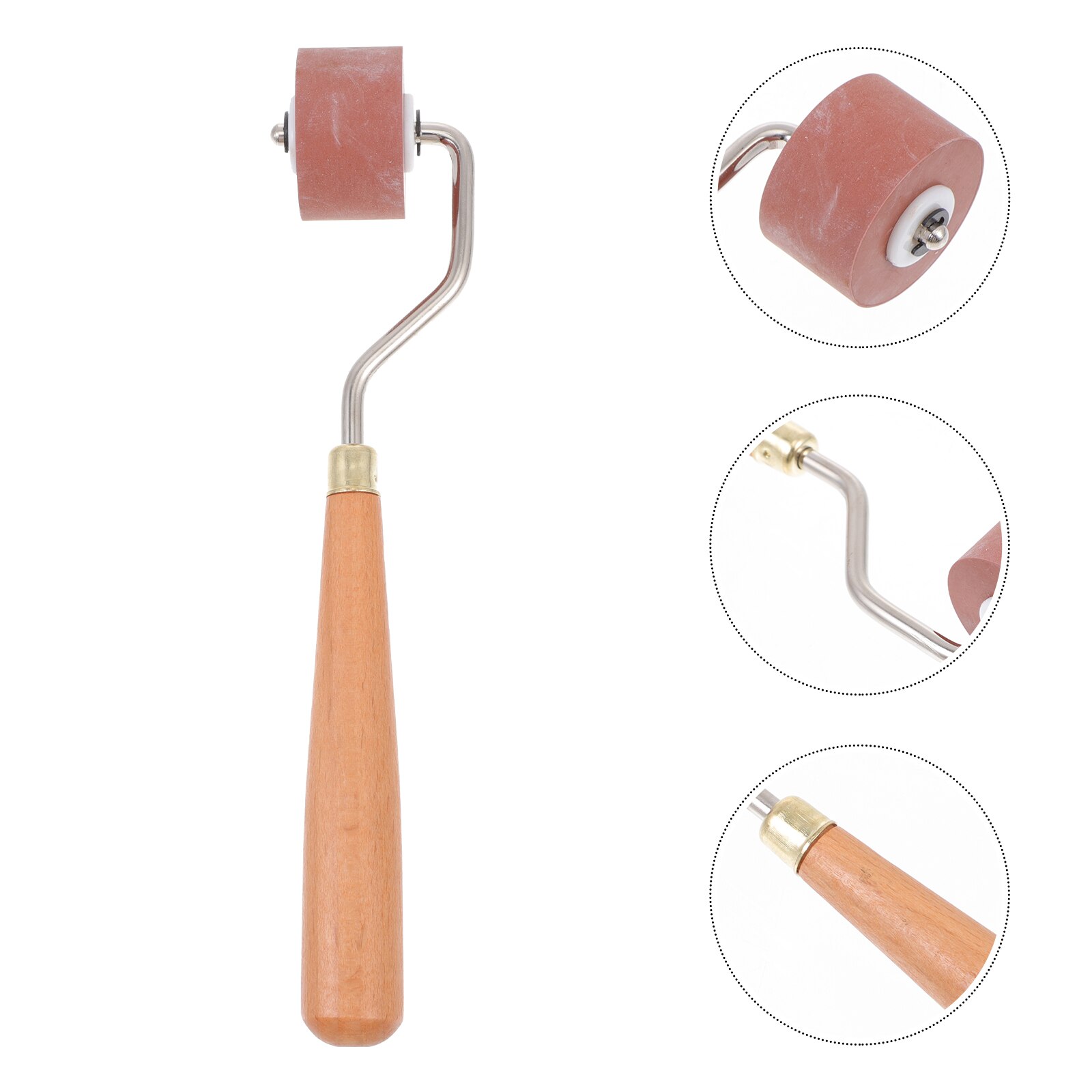 1pc Premium Ink Roller Printing Ink Roller Rubber Roller Art Crafts Making Supplies: 18.7X3.6cm