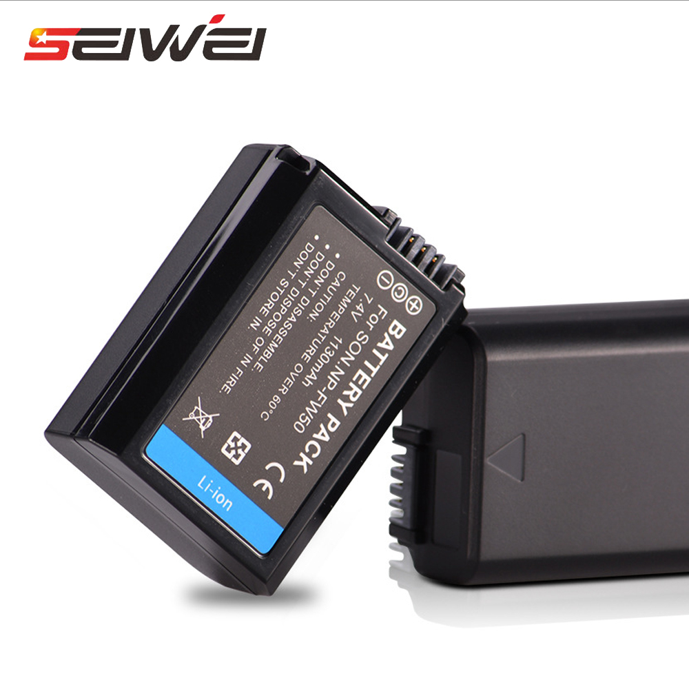 For Sony A6000 Battery NP-FW50 LCD USB Charger + 1130mAh NP FW50 Camera Battery for Sony a6500 a6300 a6000 a5000 a3000 NEX-3 a7R