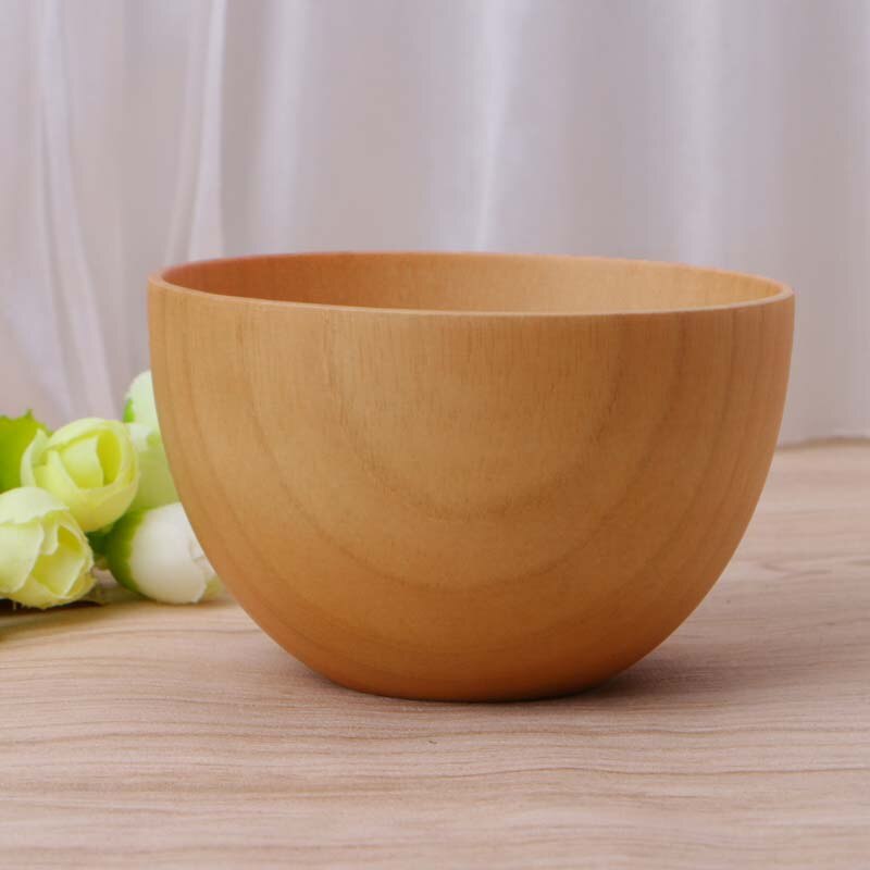 Ronde Houten Kom, Mengkom Stevige Kom, Huishoudelijke Beukenhouten Kom