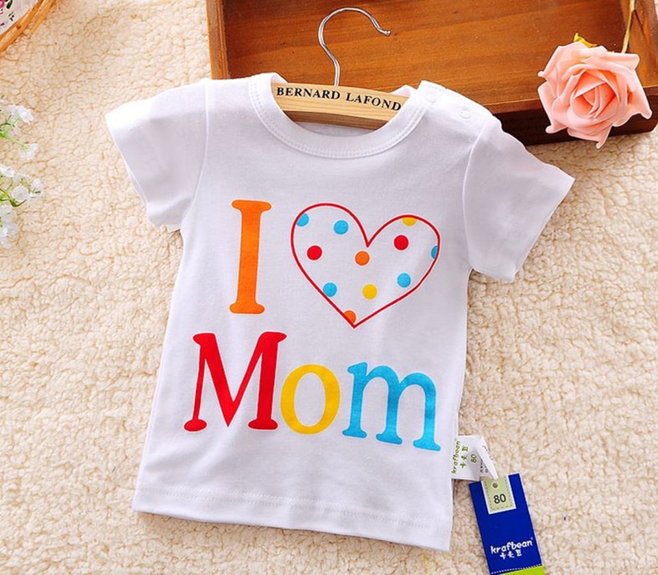 Baby Jongens meisjes T-shirt Zomer Babykleding jongens Korte Mouwen t-shirt Kids tops Katoen Cartoon Baby tees