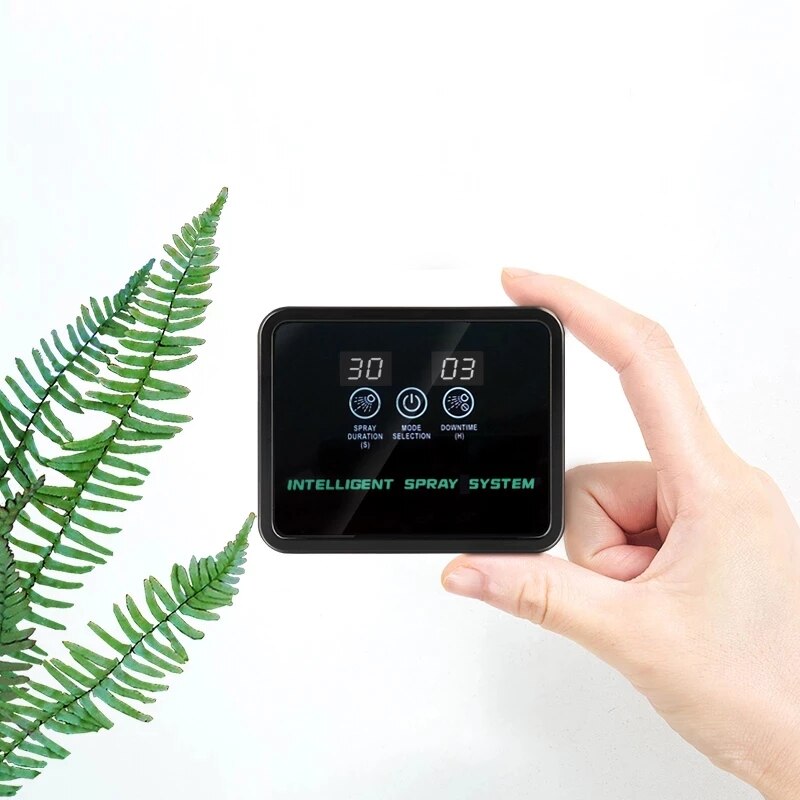 Touch Screen Sprinkler System Tropical Rain Forest Ecological Cylinder Sprinkler Automatic Watering Potted Garden Plant Sprayer