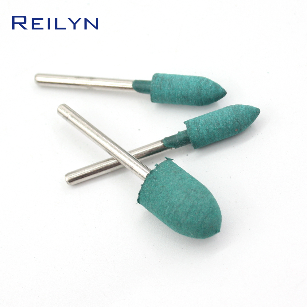 10 pcs Gum-elastic Polishing Wheel Rubber Polishing Wheel 4mm/6mm/8mm/10mm/12mm for Jewelry Buffing Round Wheel for Rotary Tools