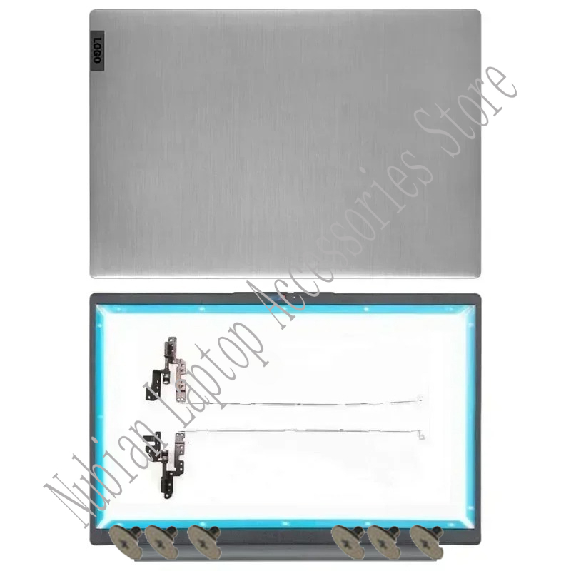 For Lenovo IdeaPad 3 15ADA6 15ITL6 15ALC6 Laptop LCD Back Cover Front Bezel Palmrest Bottom Case Keyboard Hinges: Clear