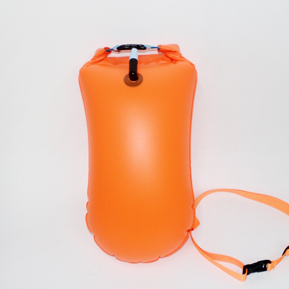 Zwemmen Reddingsboei Air Dry Bag Levensreddende Reddingsboei Tow Float Opblaasbare Pvc Lifesaver Waterdichte Float Zak Zwemmen Boei: orange