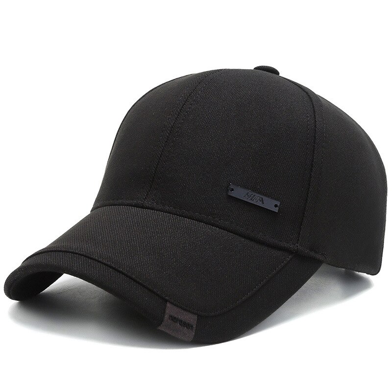 NORTHWOOD-Gorras de béisbol de algodón para hombre, sombreros de para camionero, gorra: Negro