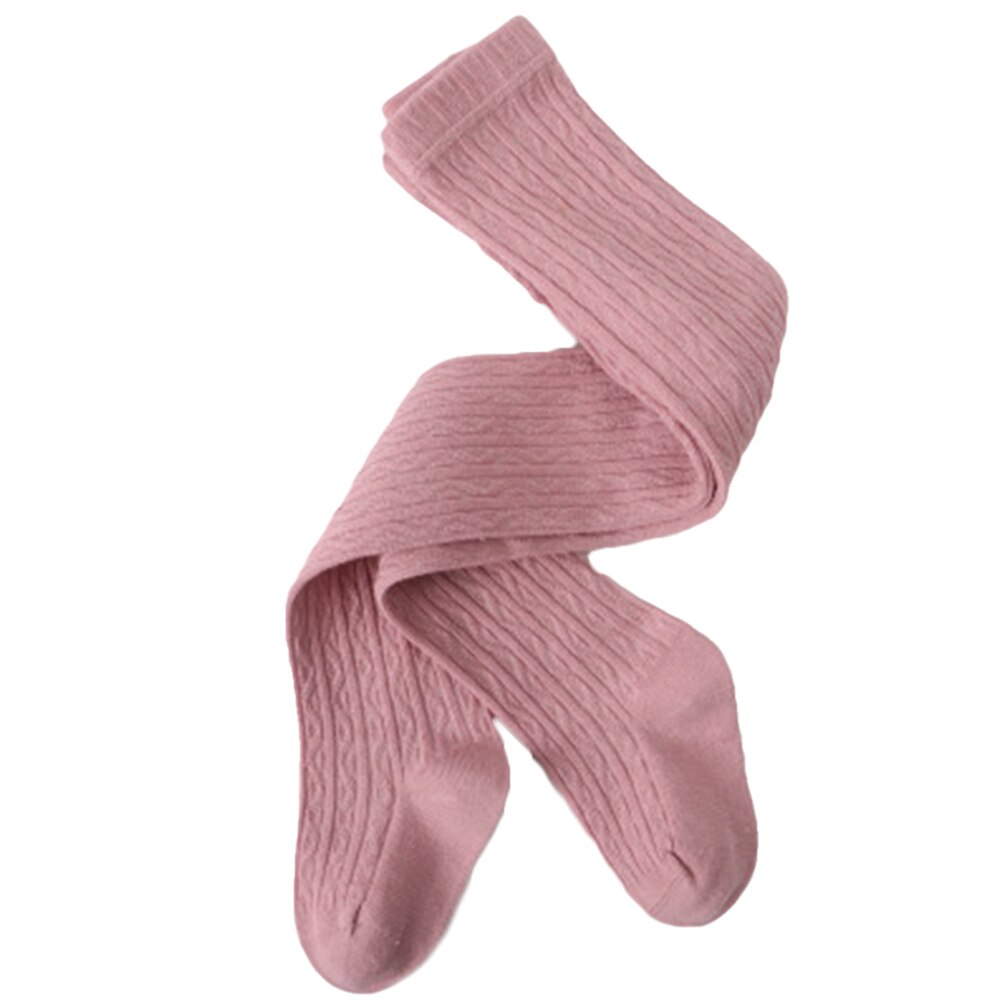 Pudcoco peuter babymeisje herfst winter warme gebreide panty's snoepkleuren dikke kousen panty broek sokken 0-6t: Roze / 4 to 6y