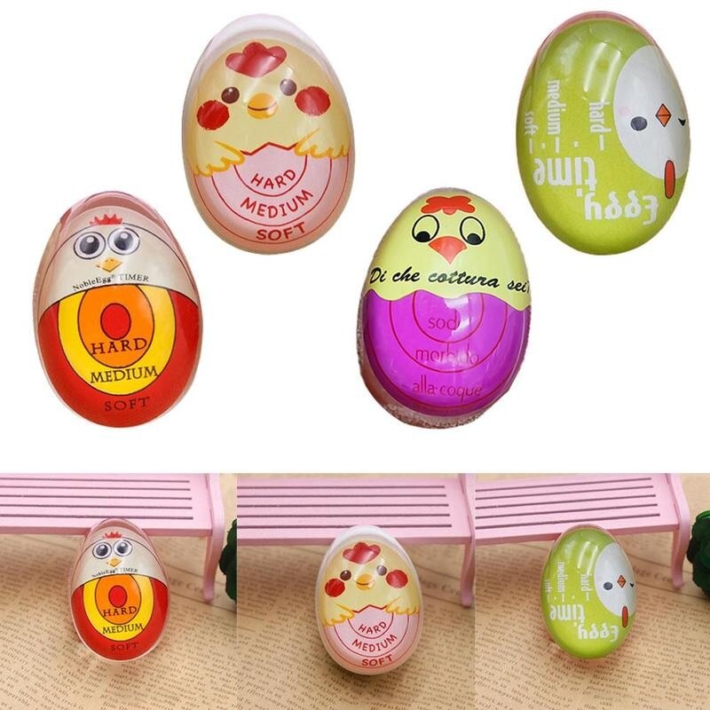 Egg Timer Color Changing Egg Cooker Helper Perfect Kitchen Yummy Soft Hard Boiled Eggs Cooking Eco-friendly Resin Tool Gadgets