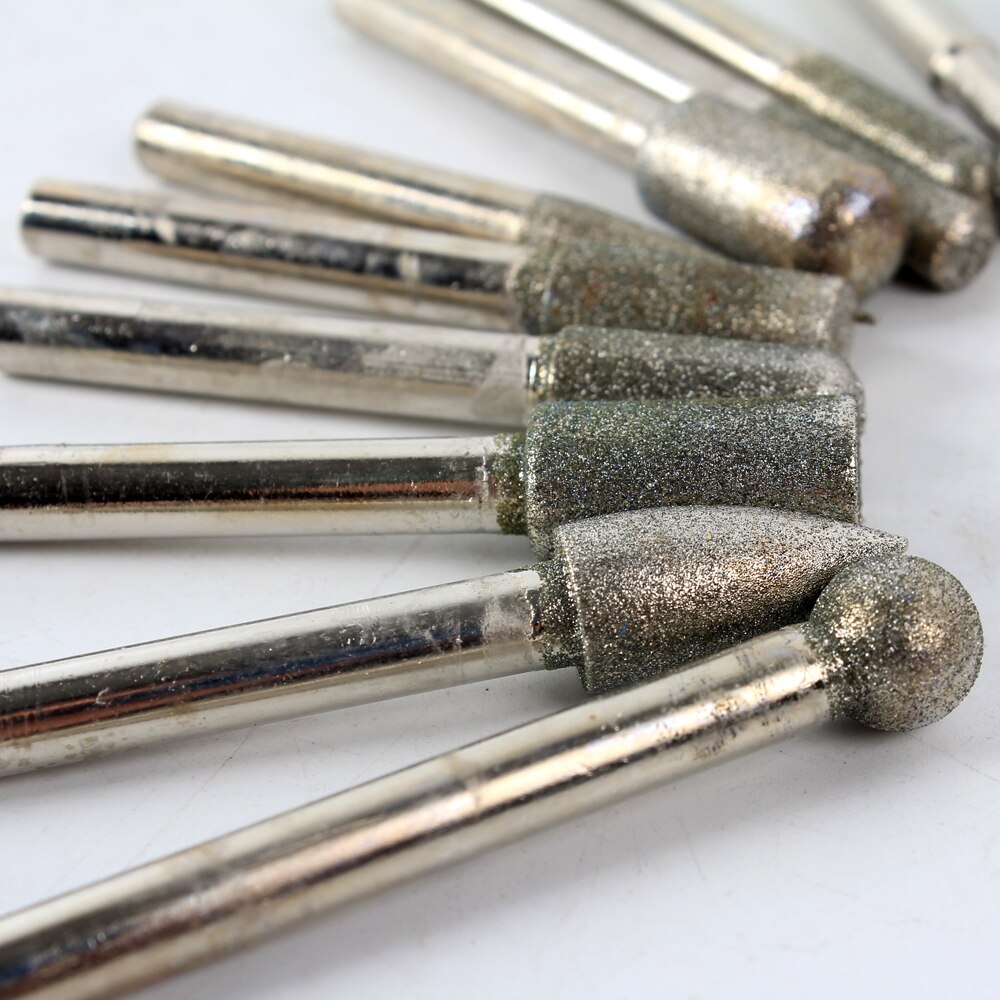 Raizi Electroplated Diamond Burs Granite Router Bit for Marble Metal Cutting