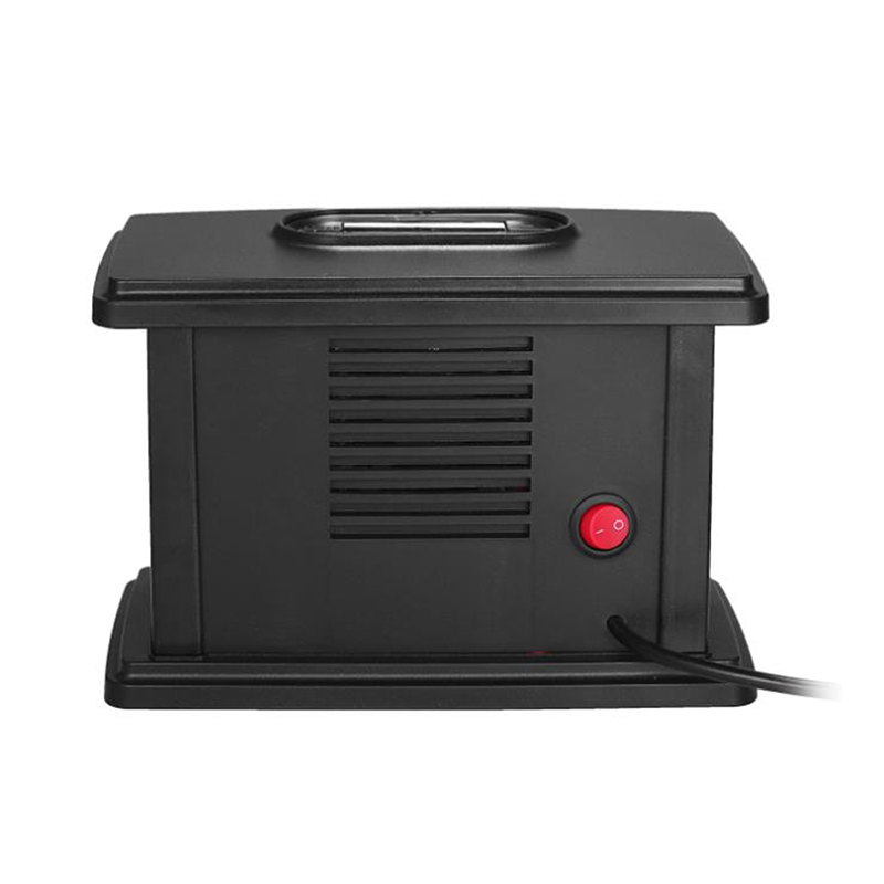 1000W EU Plug Electric Fireplace Indoor Home Living Room Bedroom Flame Heater Minitype Bench Top Fan With Remote Control