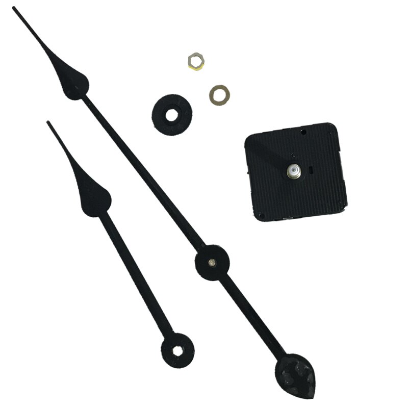 Stort ur lange visere hængende gør-det-selv kvarts ur lydløst 28mm vægur værk quartz reparation urværk ur mekanisme dele
