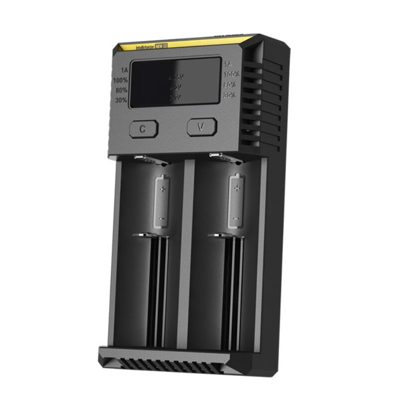 NITECORE NEWI2 Digicharger LCD Intelligent Circuitry li-ion for 16340 14500 18650 18750 26650 battery charger 3.7V carregador