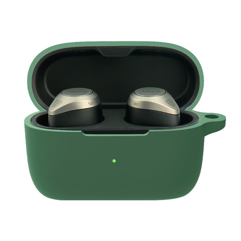 Pestävä silikonisuojakotelo, putoamissuojattu nappikuulokekotelo jabra elite 85t: lle todelliselle langattomalle bluetooth-nappikuuloketarvikkeelle: D