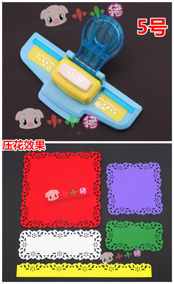 Pappersstansare hantverk kantstämpel (1pc kantstans +1pc kant spetsstans assistent) scrapbooking slag