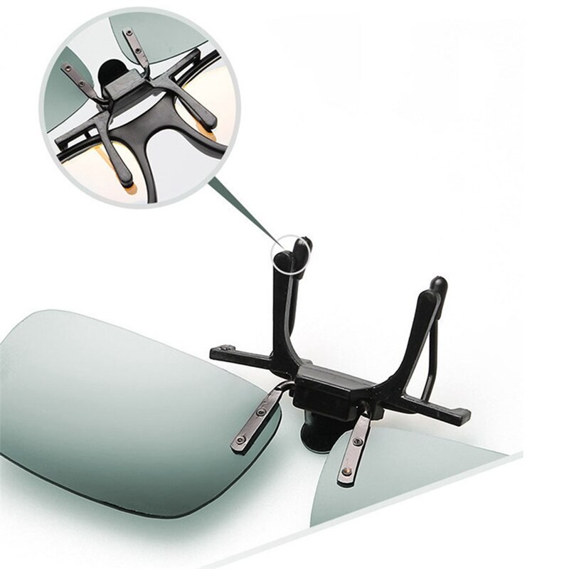 Polarized Clip On Sunglasses Car Driver Goggles Anti-UVA/UVB Glare Driving Night Vision Lens Sun Glasses Eyes Protector