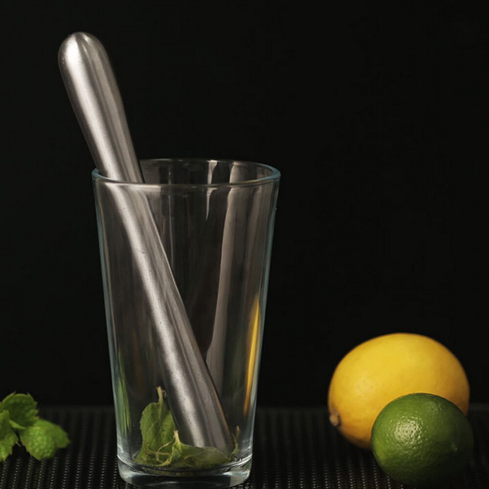 Cocktail Muddler Rvs Bar Mixer Bar Drink Mojito Cocktail Tool 18.5 Cm/22.5 Cm Cocktail