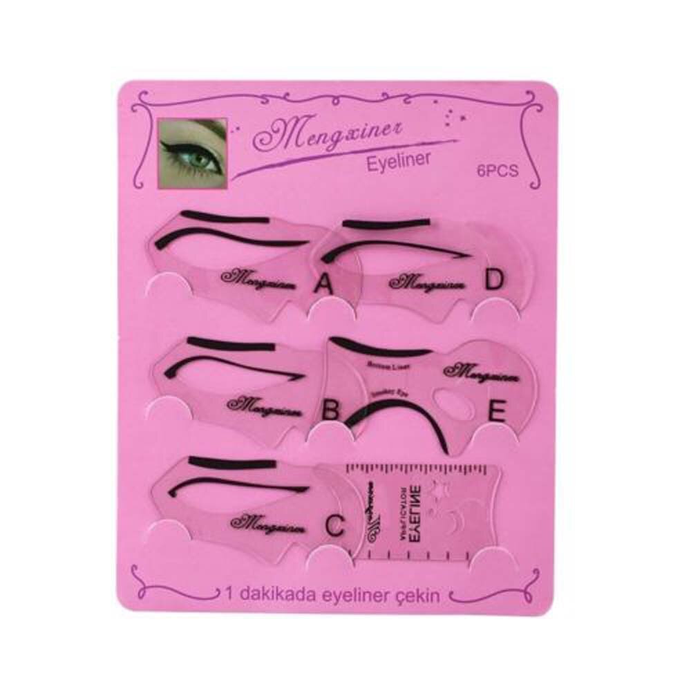 Reusable Eyebrow Template Stencil Tool Makeup Eye Brow Template Shaper Make Up Tool Eye Brow Guide Template DIY