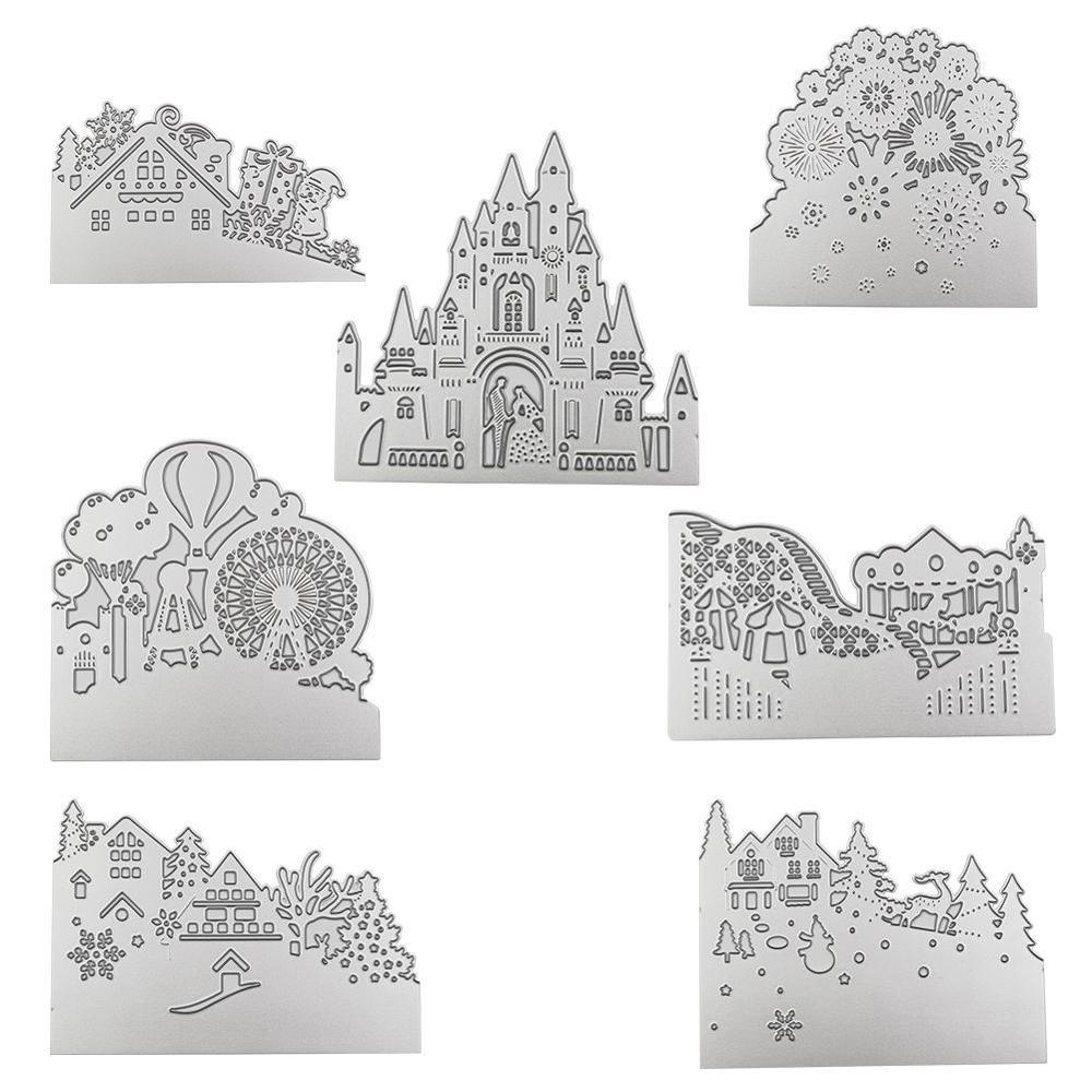 Metalen snijmallen voor doe-het-zelf stempels scrapbooking fotoalbum reliëfdrukpapier trouwkaarten maken decoratieve knutsels feest