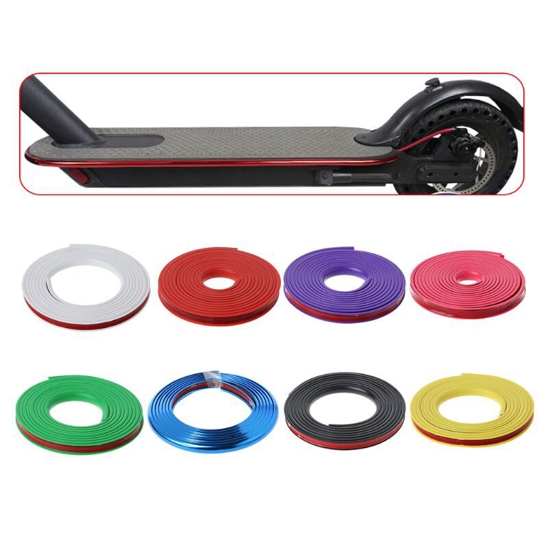 Pára-choques de proteção scooter corpo tiras para xiaomi mijia m365 skate elétrico scooter carro peças tira decorativa para m365 pro